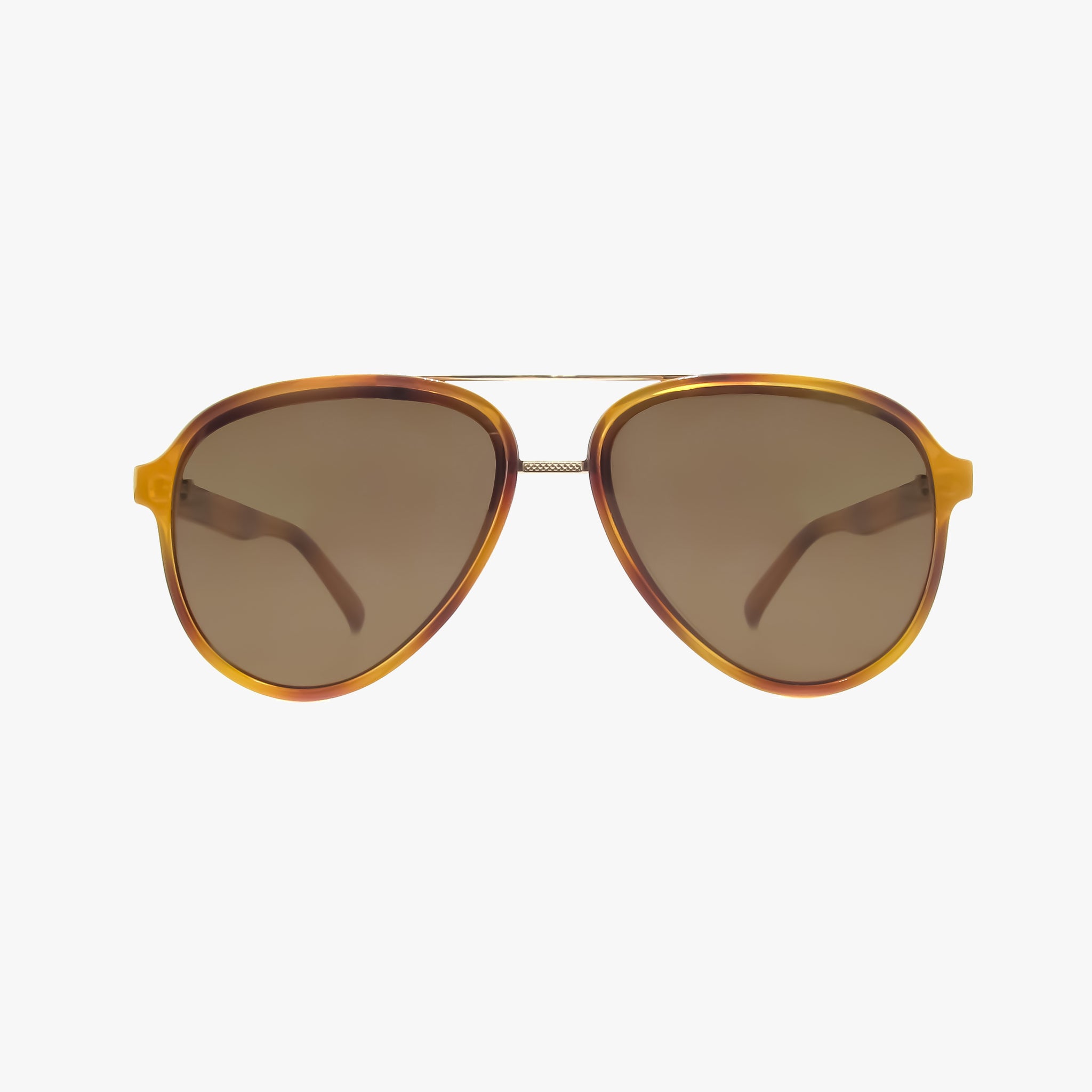 VedaloHD Belluno Aviator Quality Tortoise Frame Smoke Lens Sunglasses Aviator XL – B+D main image 2